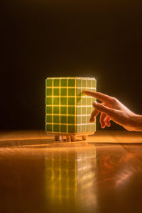 Handmade Mosaic Table Lamp, Cozy Bedroom Light,Modern Home Decor