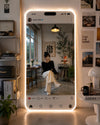 Custom Instagram LED Mirror Sign, Influencer Room Decor, Selfie Lighting Mirror