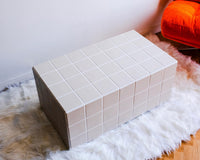 Handmade Ceramic Tile Coffee Table, Modern Minimalist Living Room Furniture