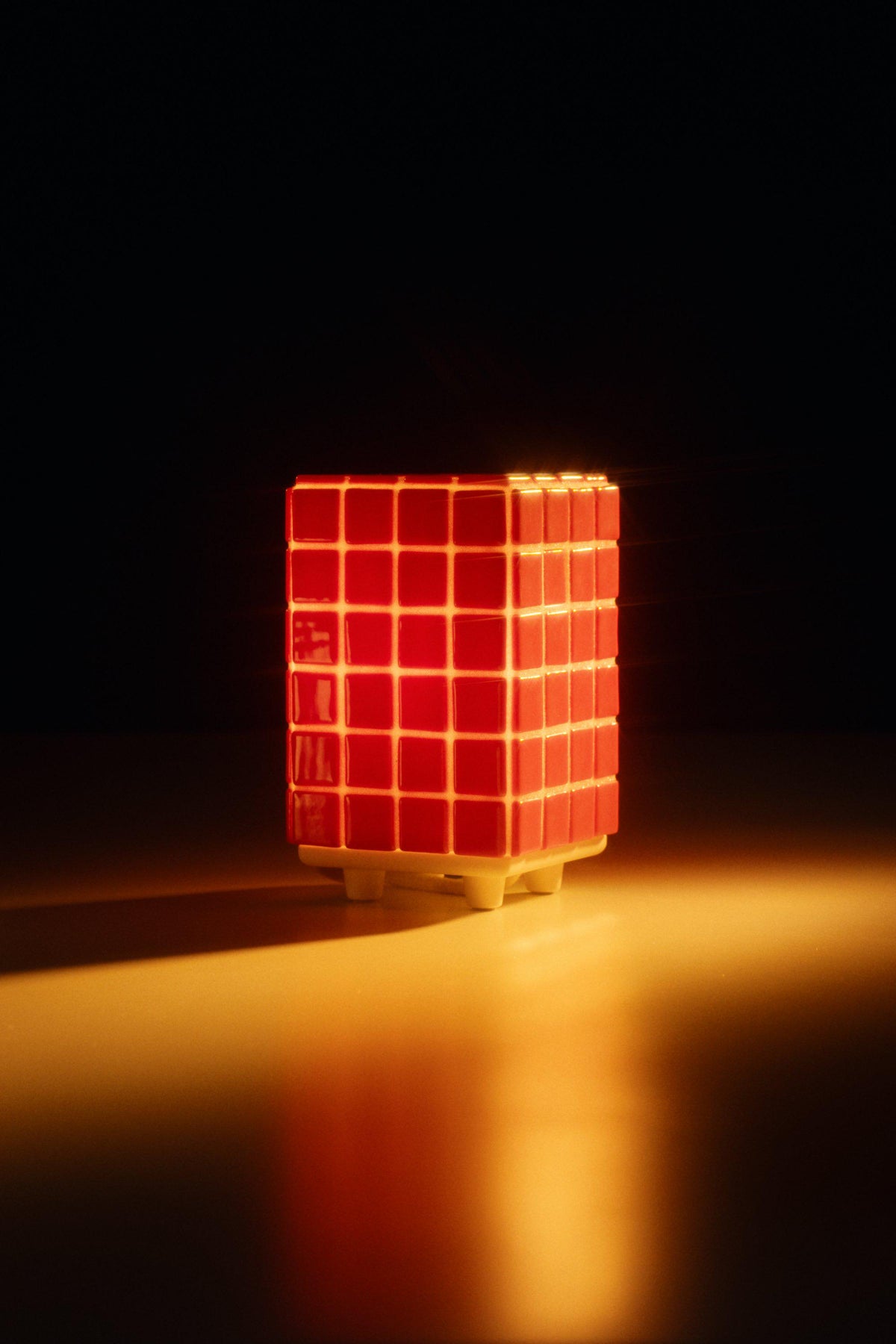 Handmade Mosaic Table Lamp, Cozy Bedroom Light,Modern Home Decor