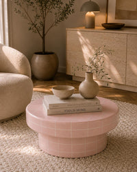 Tile Round Coffee Table