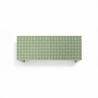 Handmade Ceramic Tile Coffee Table, Retro Tiled Accent Furniture, Japandi Living Room Decor