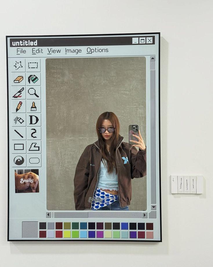 MS Paint Mirror – Retro Windows Inspired Wall Decor | Nostalgic Pixel Art Gift for Designers