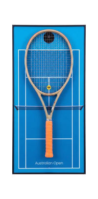 Personalized US Open Tennis Racket Display Frame | Custom Wall Art Holder