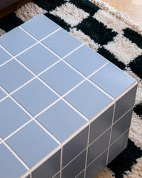 Handmade Ceramic Tile Coffee Table, Modern Minimalist Living Room Furniture