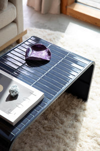 Handmade Ceramic Tile Coffee Table, Modern Minimalist Living Room Furniture