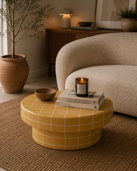 Tile Round Coffee Table