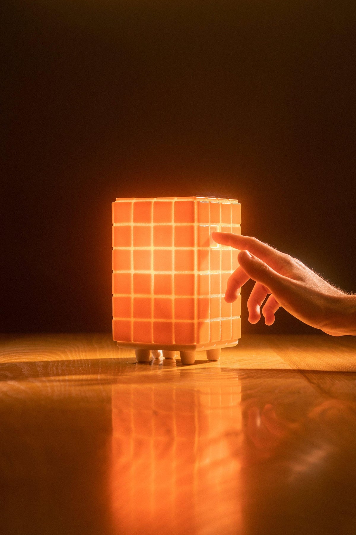 Handmade Mosaic Table Lamp, Cozy Bedroom Light,Modern Home Decor