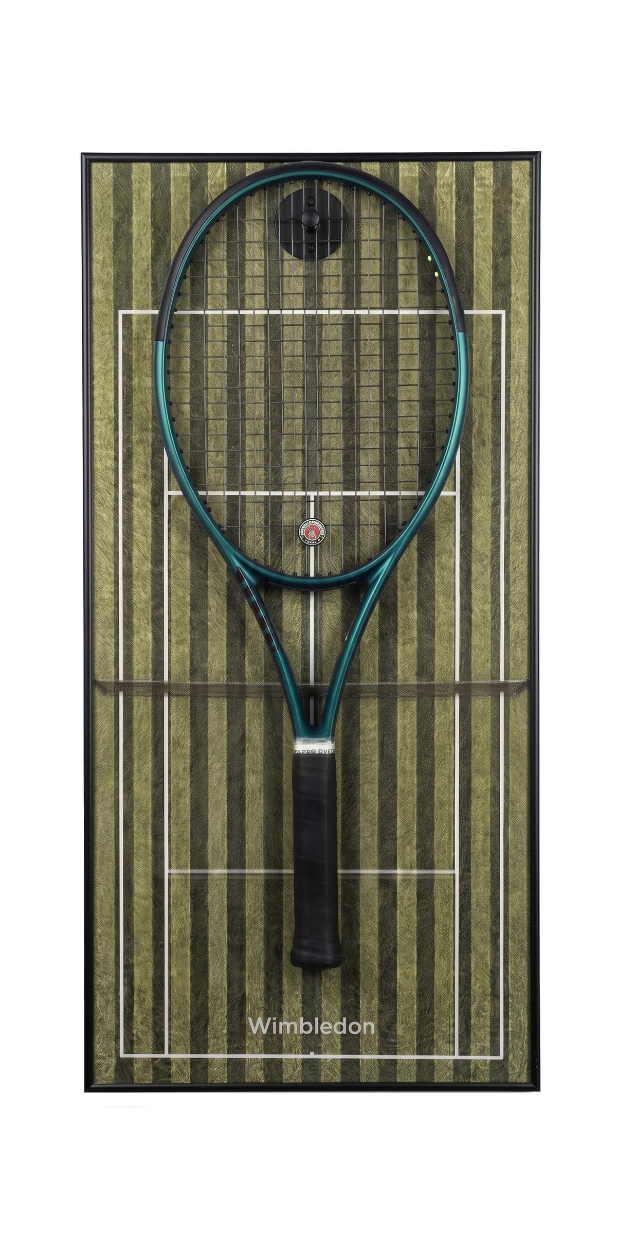 Personalized US Open Tennis Racket Display Frame | Custom Wall Art Holder
