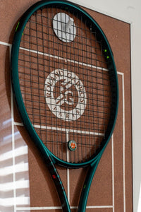 Personalized US Open Tennis Racket Display Frame | Custom Wall Art Holder