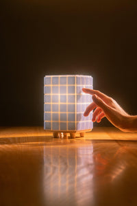 Handmade Mosaic Table Lamp, Cozy Bedroom Light,Modern Home Decor