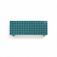 Handmade Ceramic Tile Coffee Table, Retro Tiled Accent Furniture, Japandi Living Room Decor