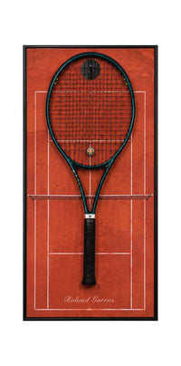 Personalized US Open Tennis Racket Display Frame | Custom Wall Art Holder