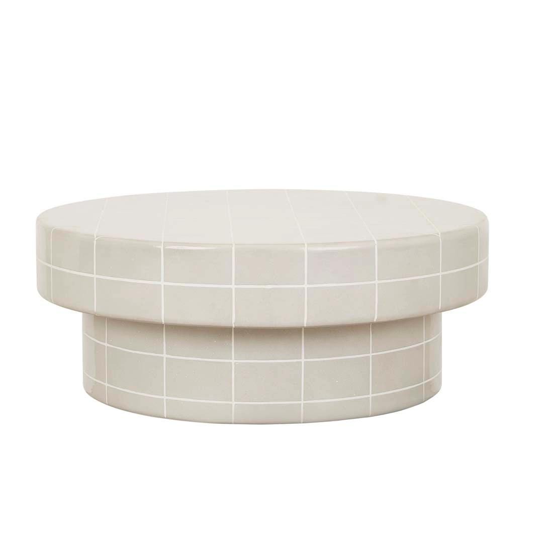 Tile Round Coffee Table
